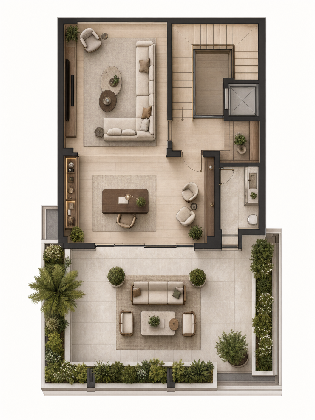 Second floor plan
